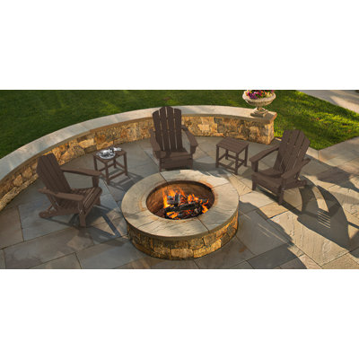Wolak Foldable Outdoor Adirondack Chair
