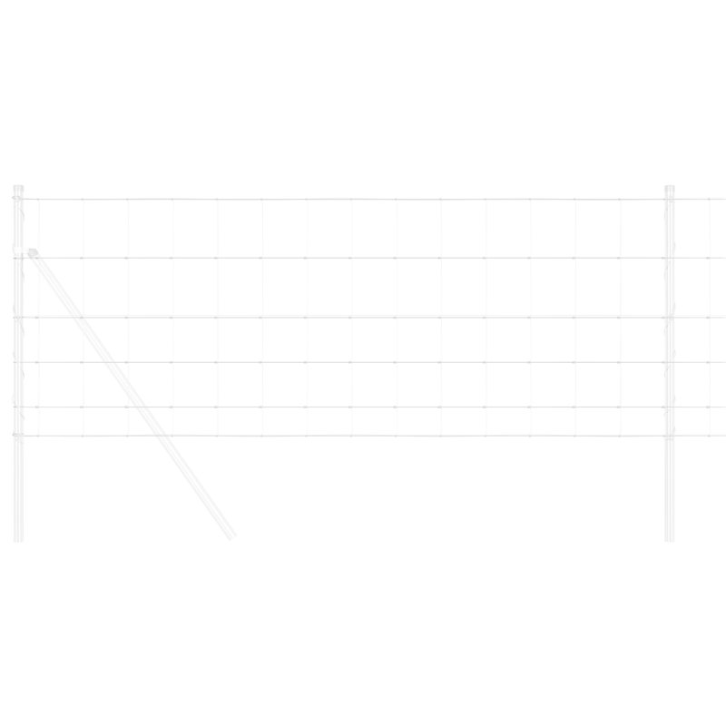 Vidaxl Field Fence Galvanised Steel, 80cm H x 2500cm W