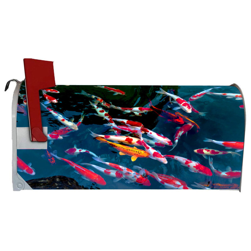Housse pour boîte aux lettres d’été koi fish summer