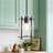 1-Light Small Pendant with Clear Glass Panels