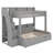 Integrated USB LED Storage Staircase Bunk Bed With Trundle-2146453702