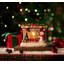 Snowman Statue with LED Lights Christmas Lighted Christmas Decor Indoor Use Only