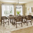 Grady 7-Piece Rubberwood Dining Set With Removable Cushions