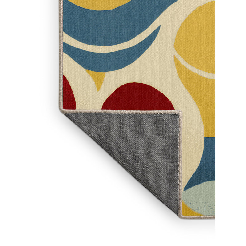 Funky Pulse Rug, Rectangle 2' x 3'