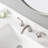 NO Widespread and Mounting / Installation Required 2 -handle Bathroom Faucet with Drain Assembly