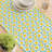 Rectangular Floral Cotton Twill Table Runner