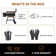 Z GRILLS 549 sq.in Wood Pellet Grill & Smoker with 2 Meat Probes and PID V2.0 LCD Controller, Bronze