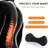 Car Seat Support Pillow Memory Foam Driver Seat Cushion For Sciatica Pain Relief