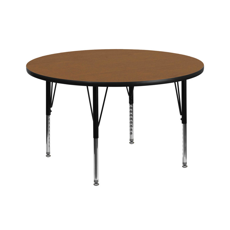 Table d'activité 42 po Goddard, Chêne, L 42 po x P 42 po x H 16,125 po - 25,125 po