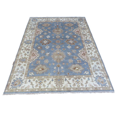 One-of-a-Kind 8'11" X 11'10" Wool Area Rug in Light Blue