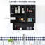 Black Bathroom Cabinet With Double Doors And Practical Internal Storage Shelves, Modern Feature Useful Fixture