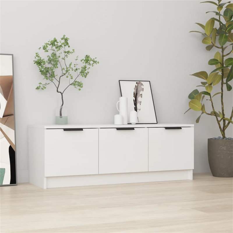 Bocicault Unfinished TV Stand, White