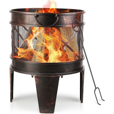 Round Charcoal Smokeless Fire Pit