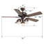 Ceiling Fan with Light Kit