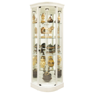 Marlowe Lighted Curio Cabinet