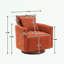 Fauteuil demi-tonneau pivotant en chenille-813798799