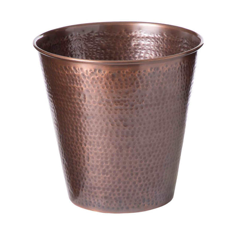 Metal Open Waste Basket - 2 Gallons