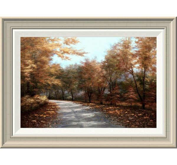 Global Gallery Maple Lane Framed On Paper by Diane Romanello Print ...