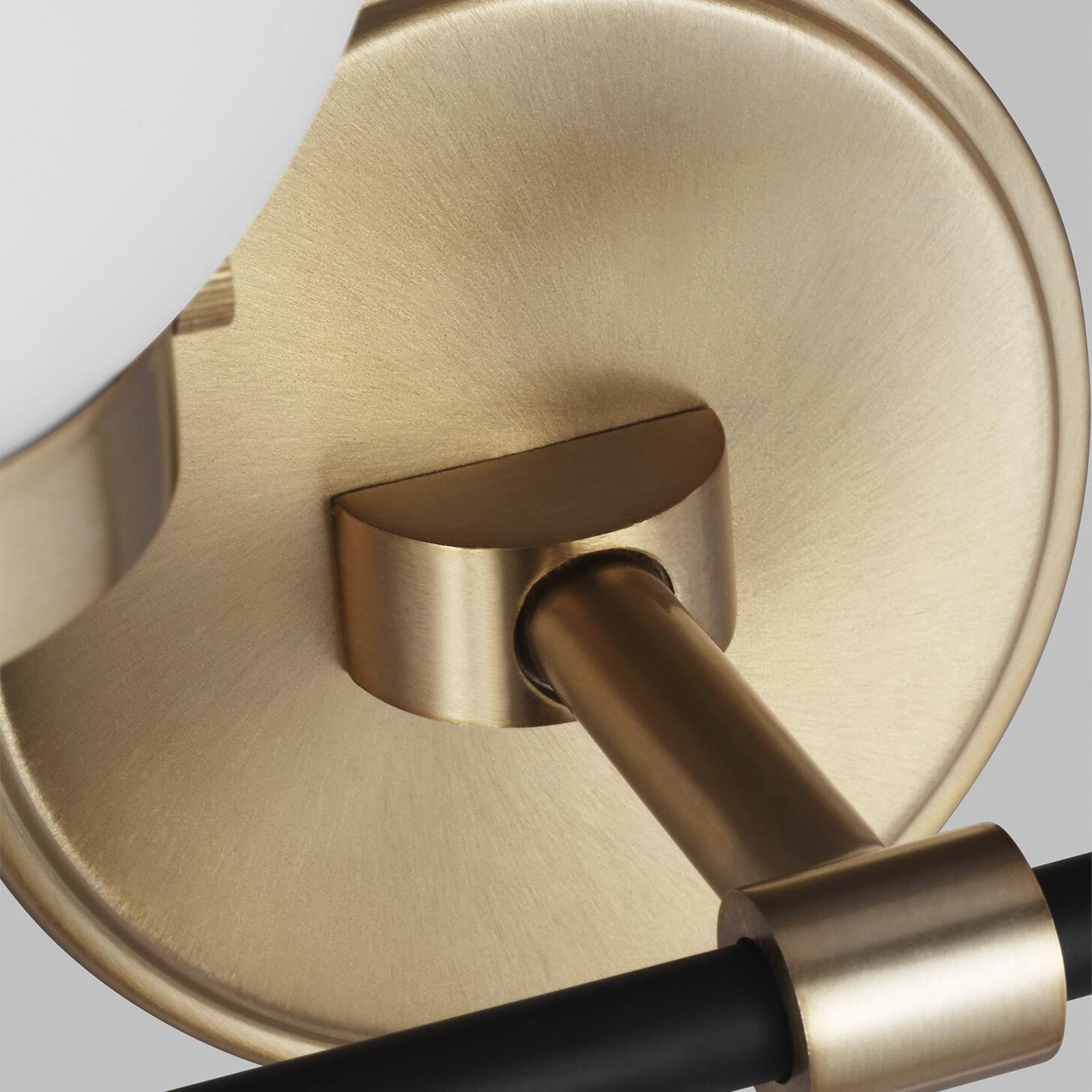 Newport 4-Light Vanity Light, Satin Brass, No