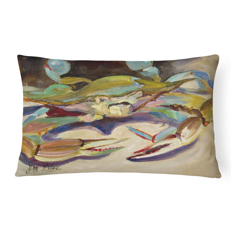 Coussin décoratif intérieur/extérieur blue crab tail
