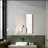 White Wall-Mounted Bathroom Cabinet With Mirror