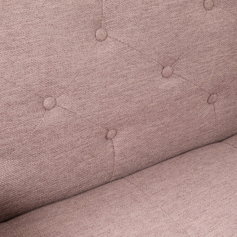 Chaise Mid-Century Blush