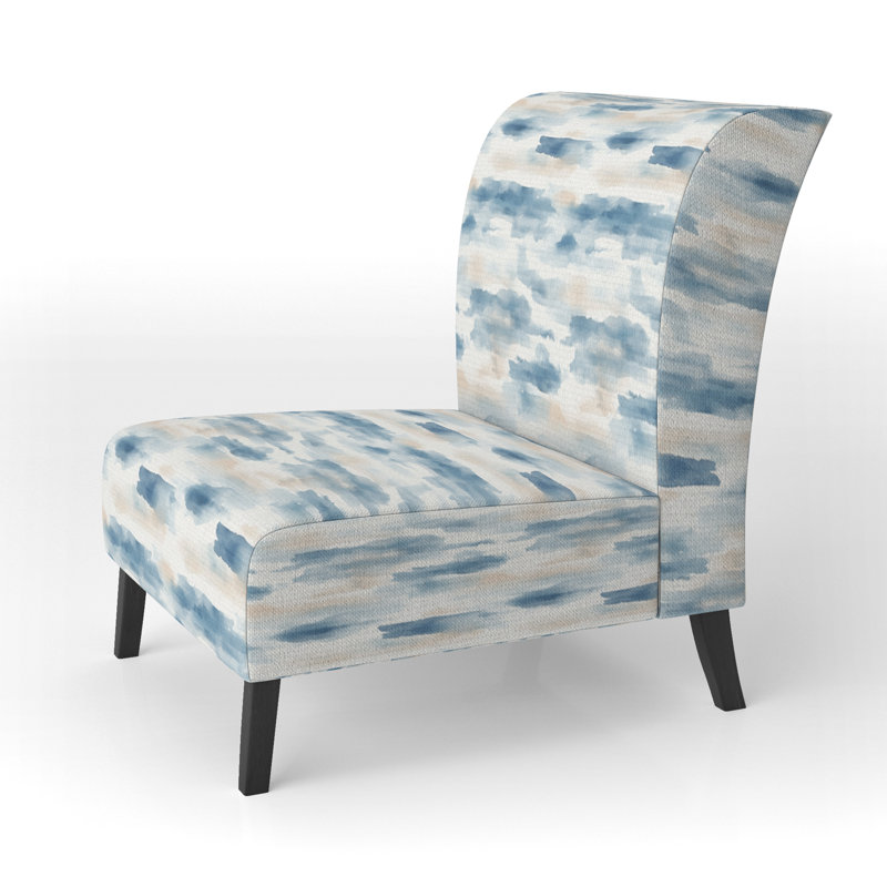 Fauteuil de chambre abstrait Abstract - fauteuil de chambre Shore Breeze, Pantoufle sans accoudoirs
