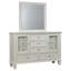 Commode 11 tiroirs Clarah blanc crème Clarah-604012646