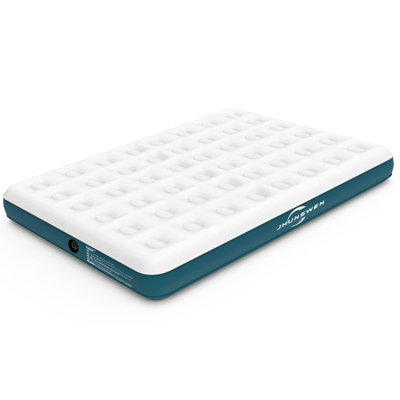JHUNSWEN Air Mattress, Raised Flocked Surface