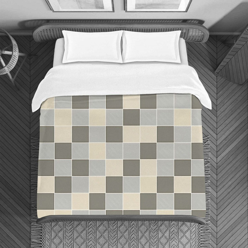 Polyester Machine Printed Duvet Cover, Twin Duvet Cover