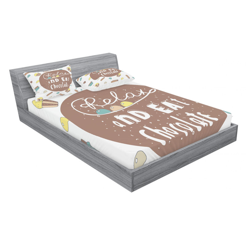 Microfiber Sheet Set, Full Sheet Set with Fitted Sheet