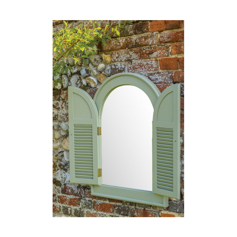 Osier Mirror Wood Garden Statue