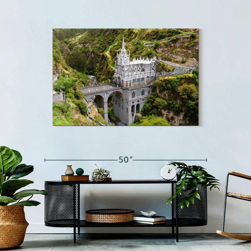 Église basilique Adella Las Lajas, H 30 po x l 45 po