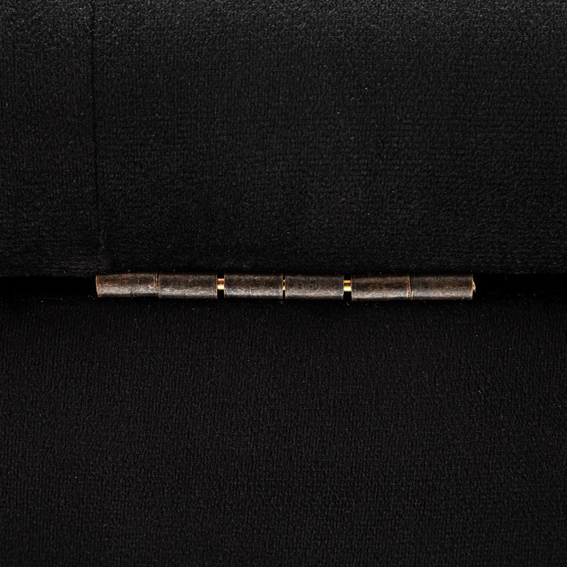 Banc de rangement Hayaa, Noir