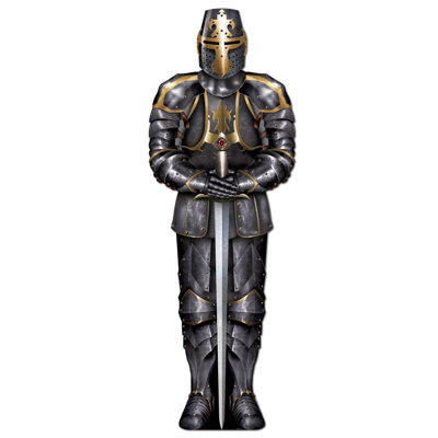 Chevalier noir médiéval articulé