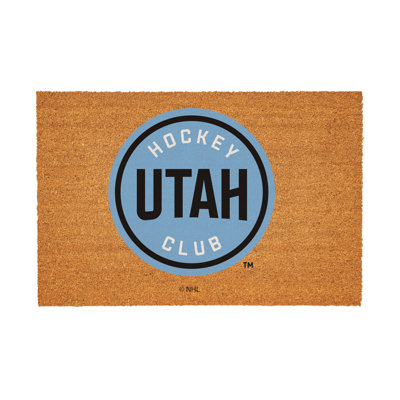 Utah Hockey Club Large Full Color Coir Mat, 36″x24″