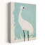 Art mural contemporain abstrait White Crane-129139689