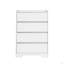 Commode 4 tiroirs sans poignée 25,59 po Ranjan -2033954984