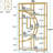 Spacious Etagere,Freestanding Display Shelf,Bookcase