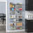 8-Tier White Wire Wall or Door Rack-20481878