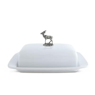 Lodge Pewter Butter Dish