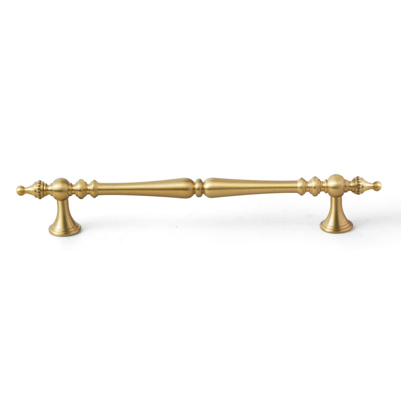 6-3/10" Center to Center Bar Pull Multipack, Brushed Brass