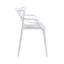 Ensemble de 4 chaises de salle à manger contemporaines en plastique transparent au design unique-798792307-798792304-798792310