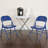 Oliverson Double Braced Metal Folding Chair-2062913005