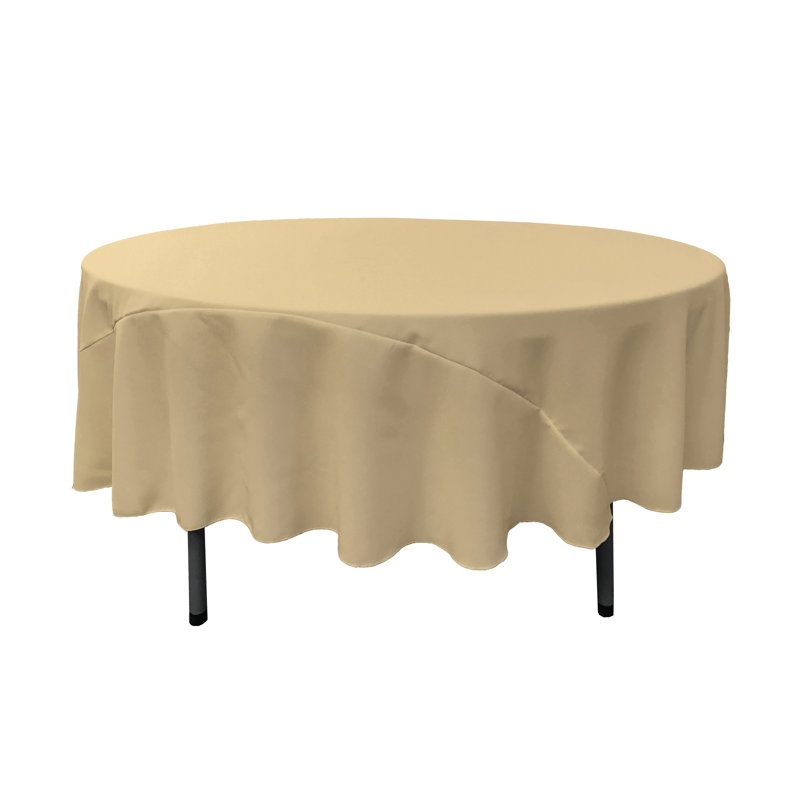 Nappe ronde de couleur unie Fisher, Kaki, Rond de 90 po