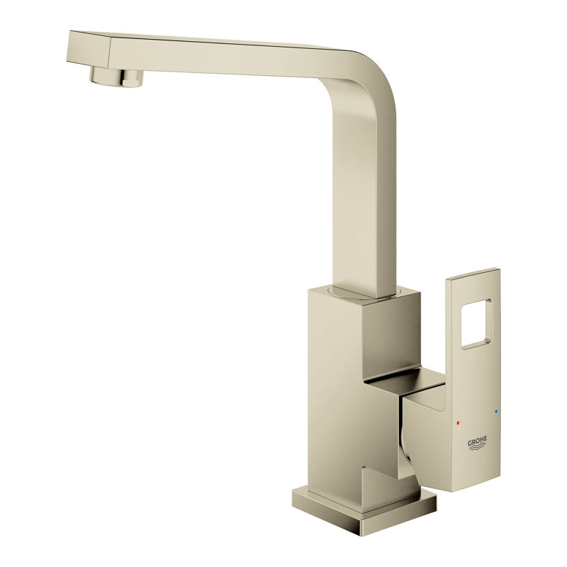 Eurocube® Centerset Bathroom Faucet, Brushed Nickel InfinityFinish™