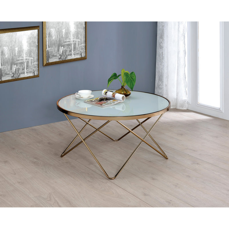 Table basse Champagne