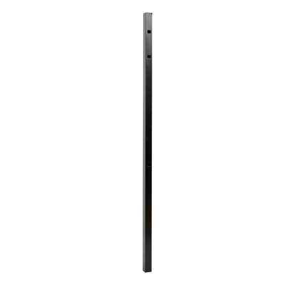 Athens Fortress Building Products Gloss Black Metal End Post for Posts