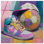 "Whimsical Sneaker Ball Sports", reproduction d'art par Art Remedy