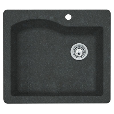 25'' L Single Bowl Granite Kitchen Sink